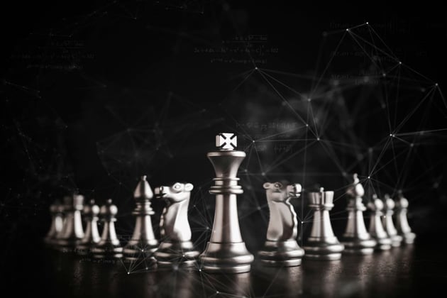 Chess, monochrome, strategy, mind game, hand, Others, HD wallpaper