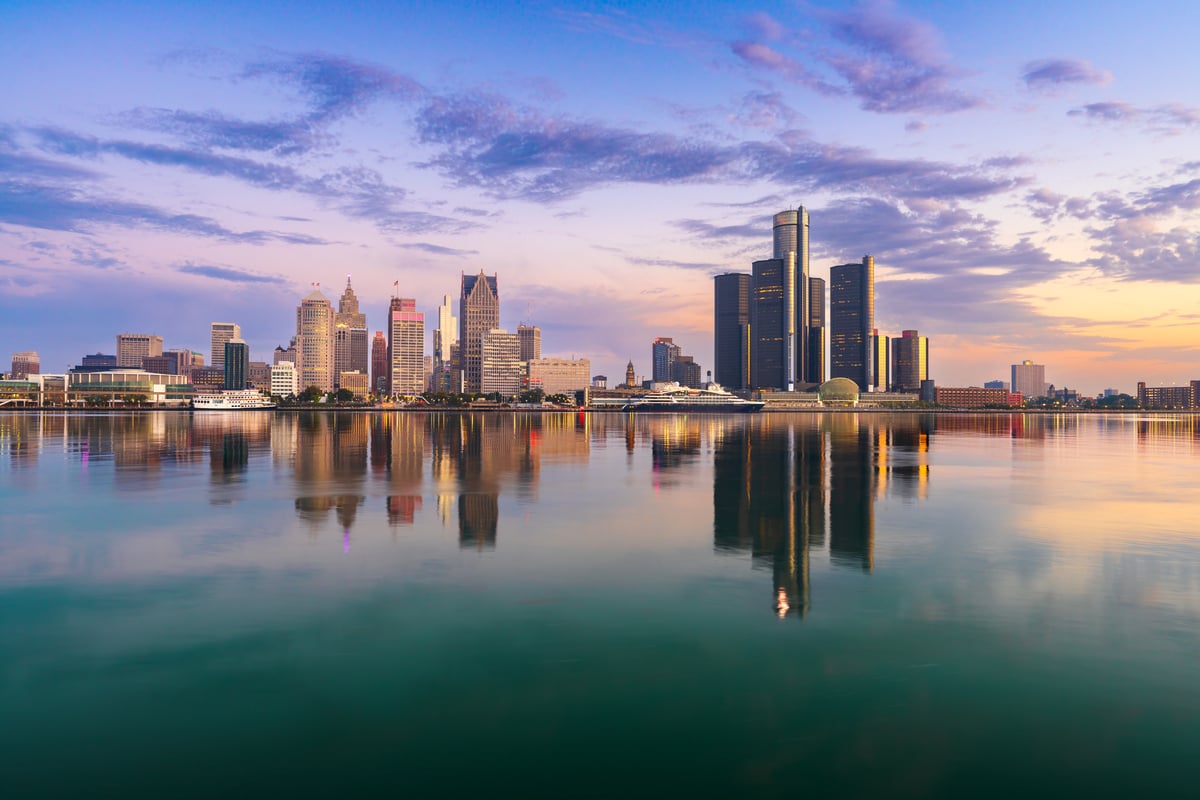 The Detroit, Michigan skyline-2