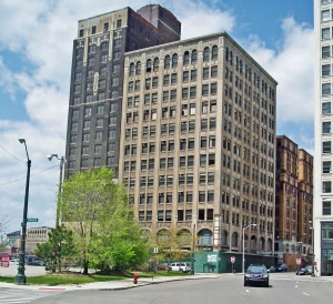 Buildings in Detroit