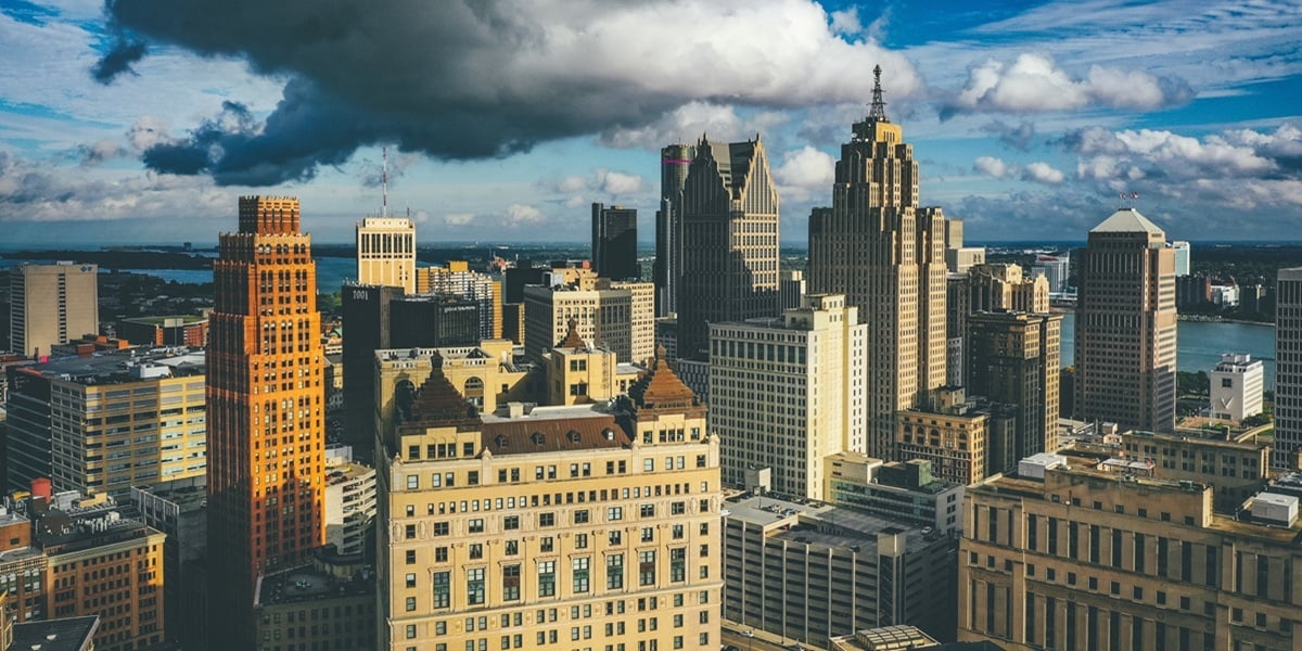 Downtown Detroit skyline